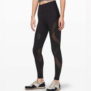 NWOT Lululemon Wunder Under HR Tights | Black | 28” | Mesh
